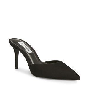 Steve Madden black mule stiletto heels size 7